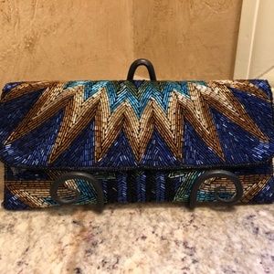 NWT From St Xavier Beaded Clutch